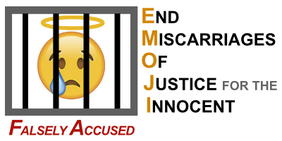 EMOJI logo - Falsely Accused